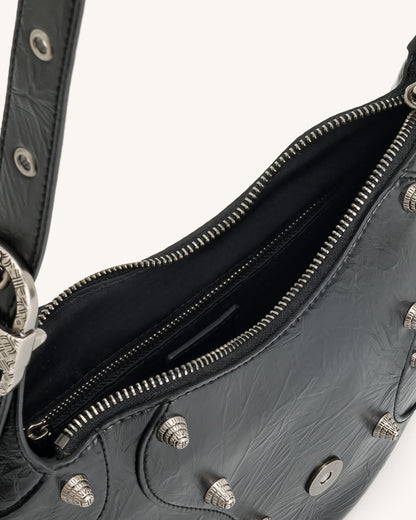 Jw Pei Tessa Crushed Shoulder Bag Black