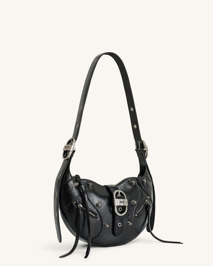Jw Pei Tessa Crushed Shoulder Bag Black