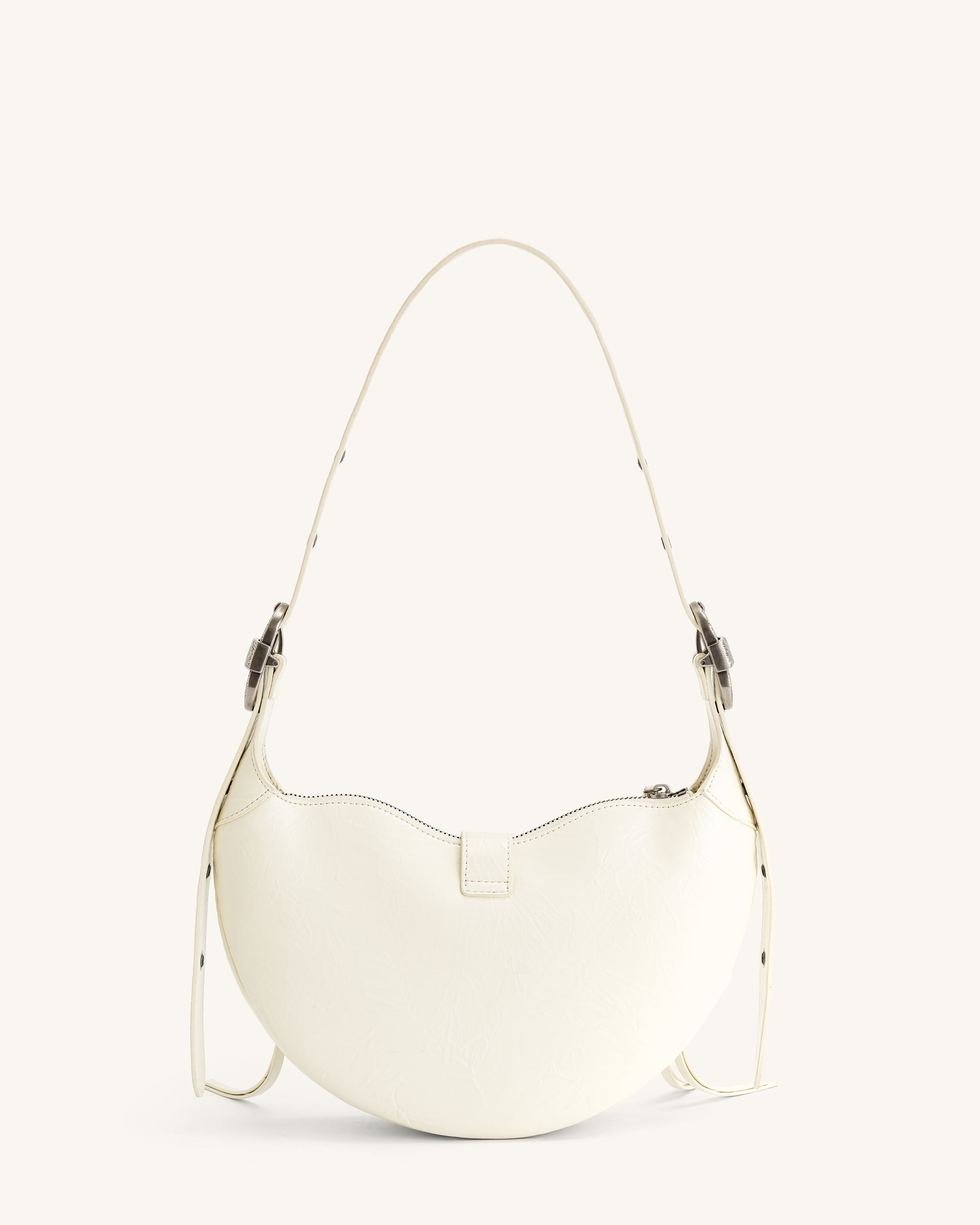 Jw Pei Tessa Crushed Shoulder Bag White