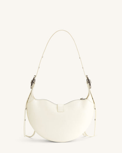 Jw Pei Tessa Crushed Shoulder Bag White