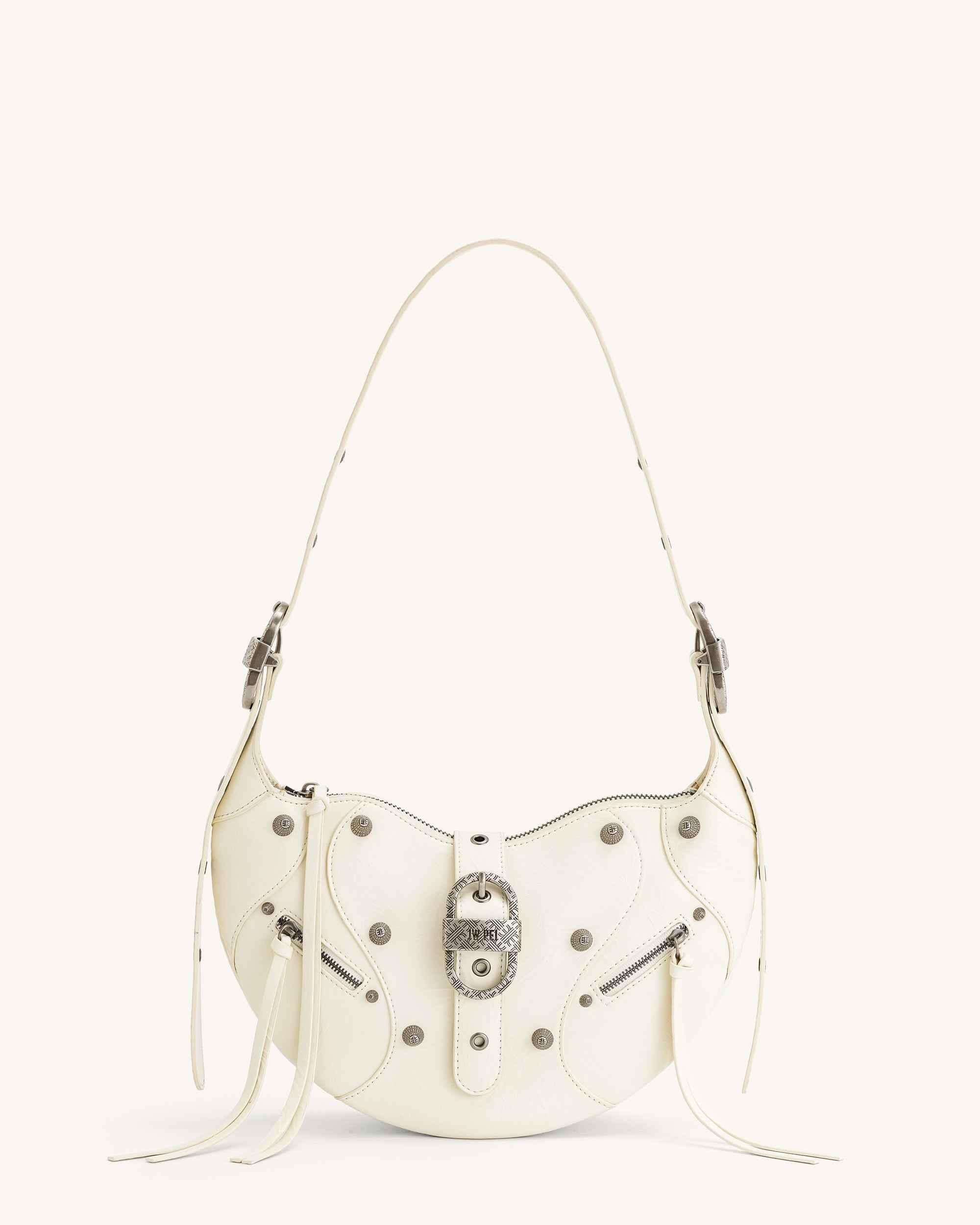 Jw Pei Tessa Crushed Shoulder Bag White