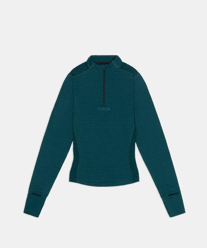 Bandit Womens Caldogrid Quarter Zip Storm