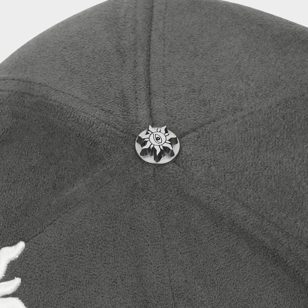Godspeed Insignia Leather / Suede Hat (Smoke / Black)