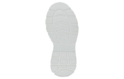 Alexander McQueen Tread Slick Boot Graffiti White Silver (Women's)