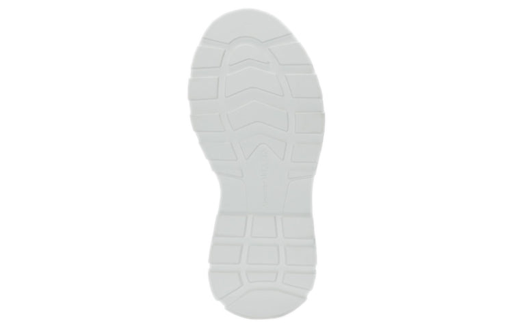 Alexander McQueen Tread Slick Boot Graffiti White Silver (Women's)