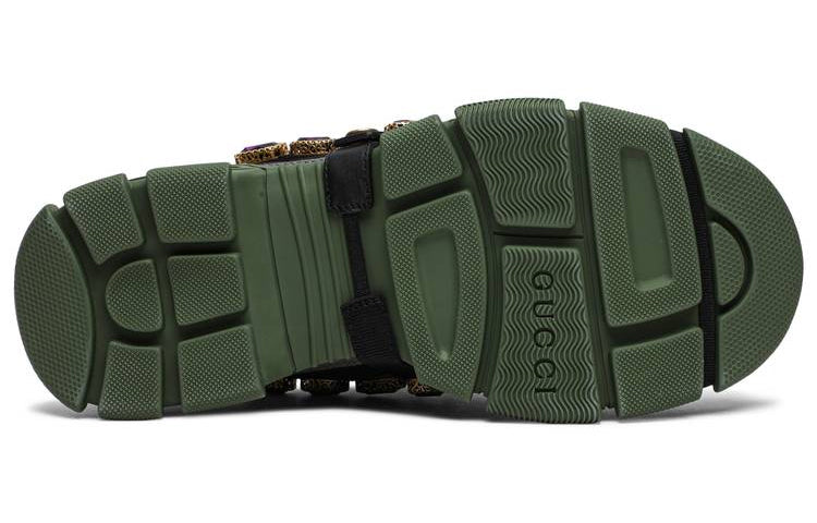 Gucci Flashtrek SEGA Green Removable Crystal (Women's)