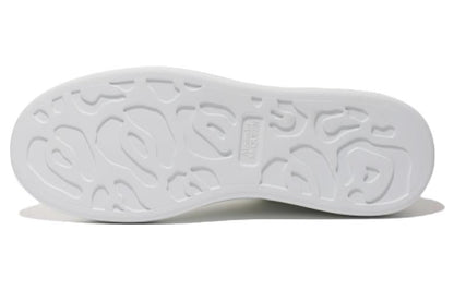 Alexander McQueen Oversized White Black Silver Croc