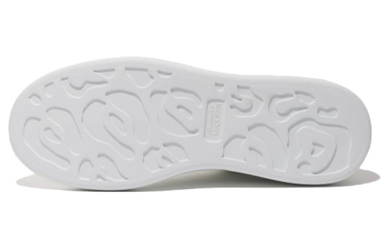 Alexander McQueen Oversized White Black Silver Croc