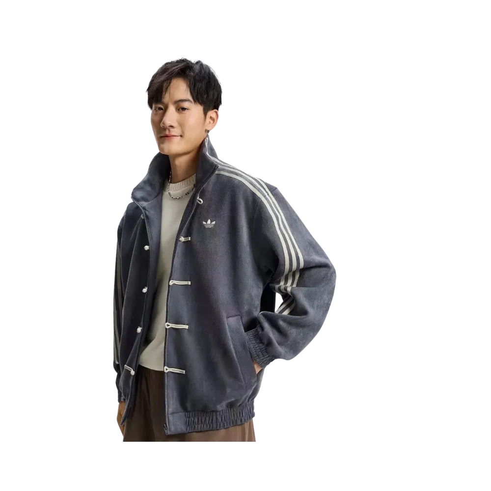 Adidas Originals CTT Chinese Casual Jacket Dark Grey XXS