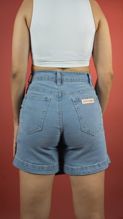 BLUE DENIM WOMEN'S SKORT