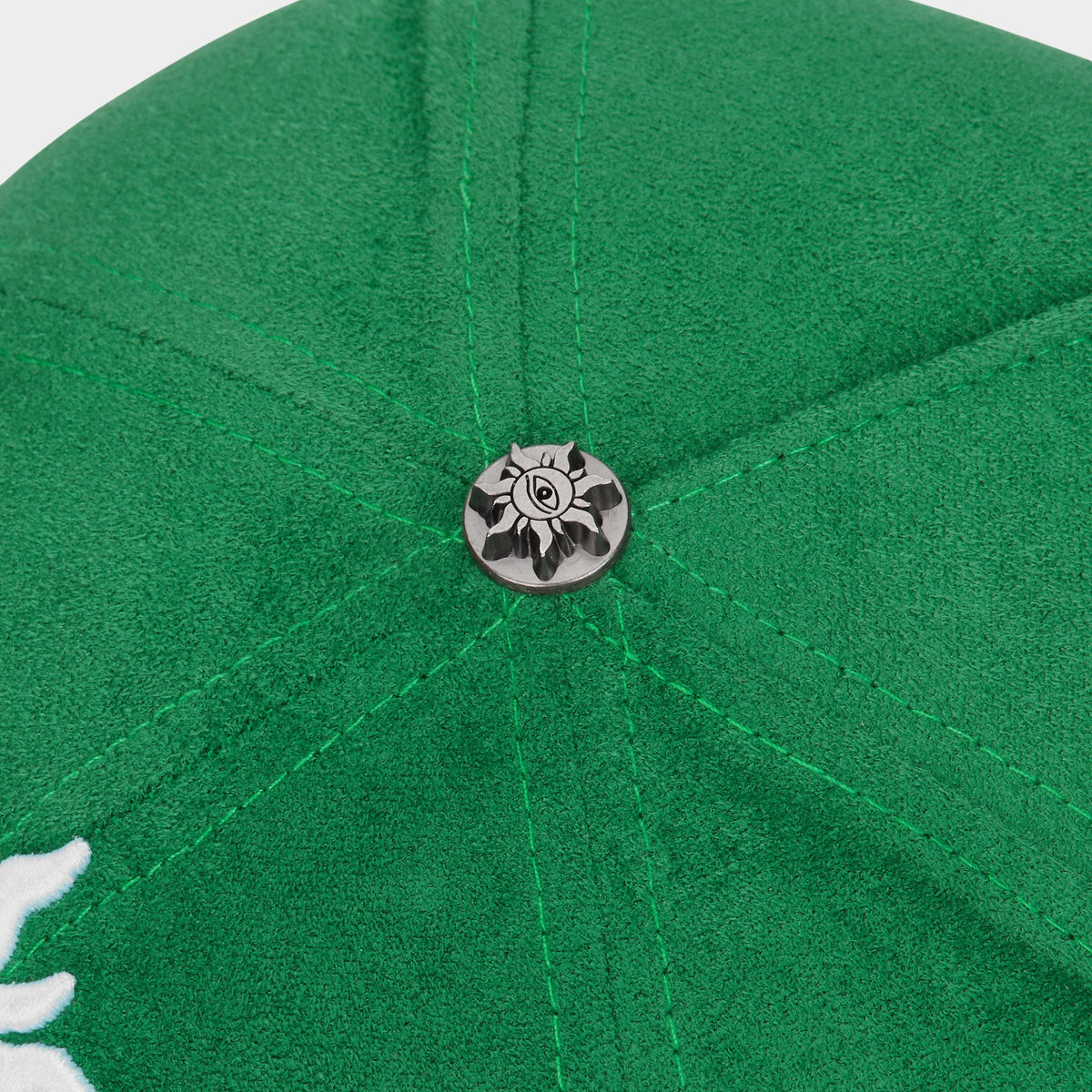 Godspeed Insignia Leather / Suede Hat (Green / Black)