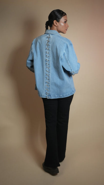 RING DENIM WOMEN'S JACKET [50/50 LIMITED EDITION]