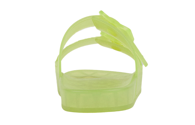 Balenciaga Mallorca Sandal Clear Neon Yellow (Women's)