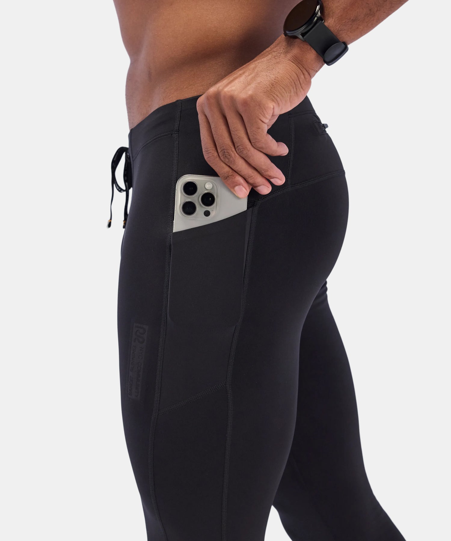 Bandit Mens Brushed Stamina Tights Black