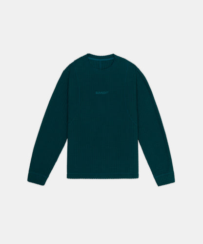 Bandit Mens Macrosoft Grid Pullover Storm