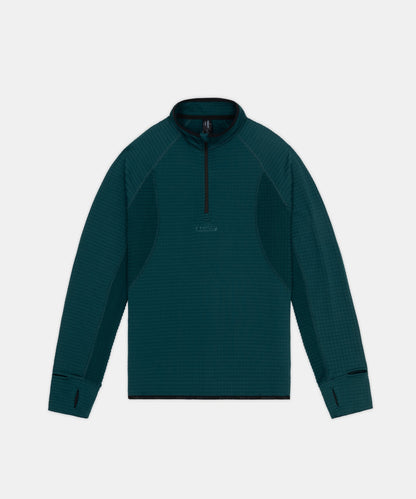 Bandit Mens Caldogrid Quarter Zip Storm
