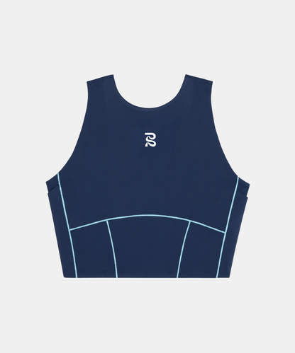 Bandit Stamina Pop Stitch Volta Crop Ny Navy Vintage Blue