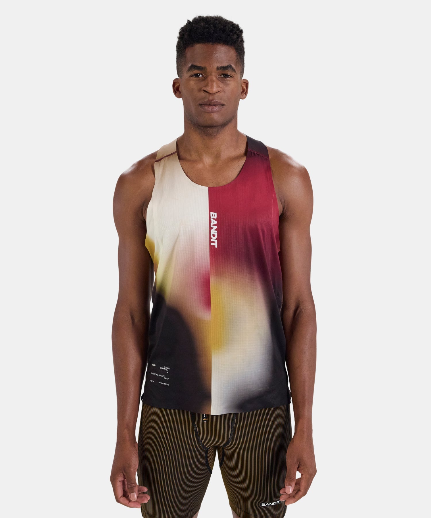 Bandit Drift Racing Singlet Dijon Fig Gradient