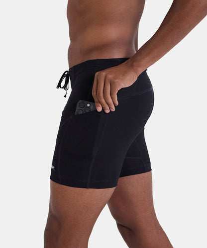 Bandit Gridlock 7 Pocket Quarter Tights Black