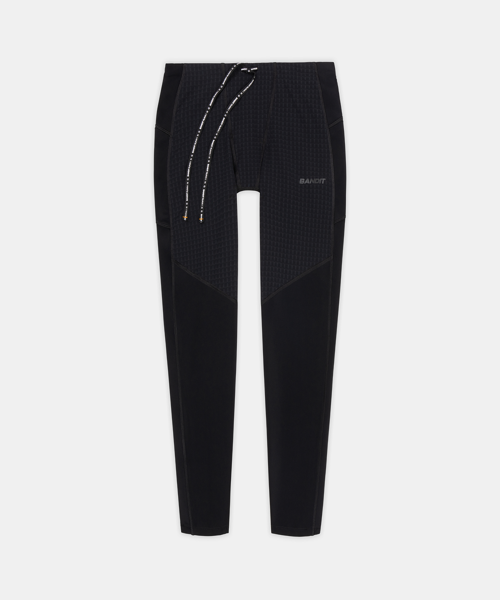 Bandit Mens Superwarm Run Tight Black
