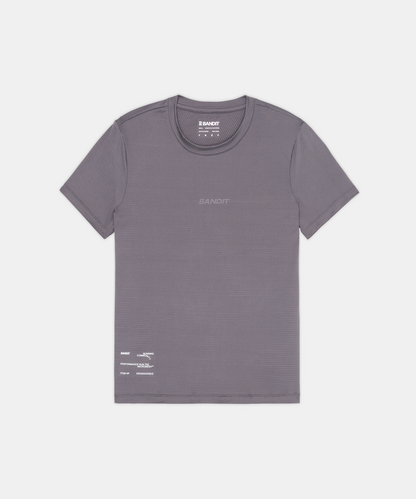 Bandit Womens Micromesh Run Tee Haze