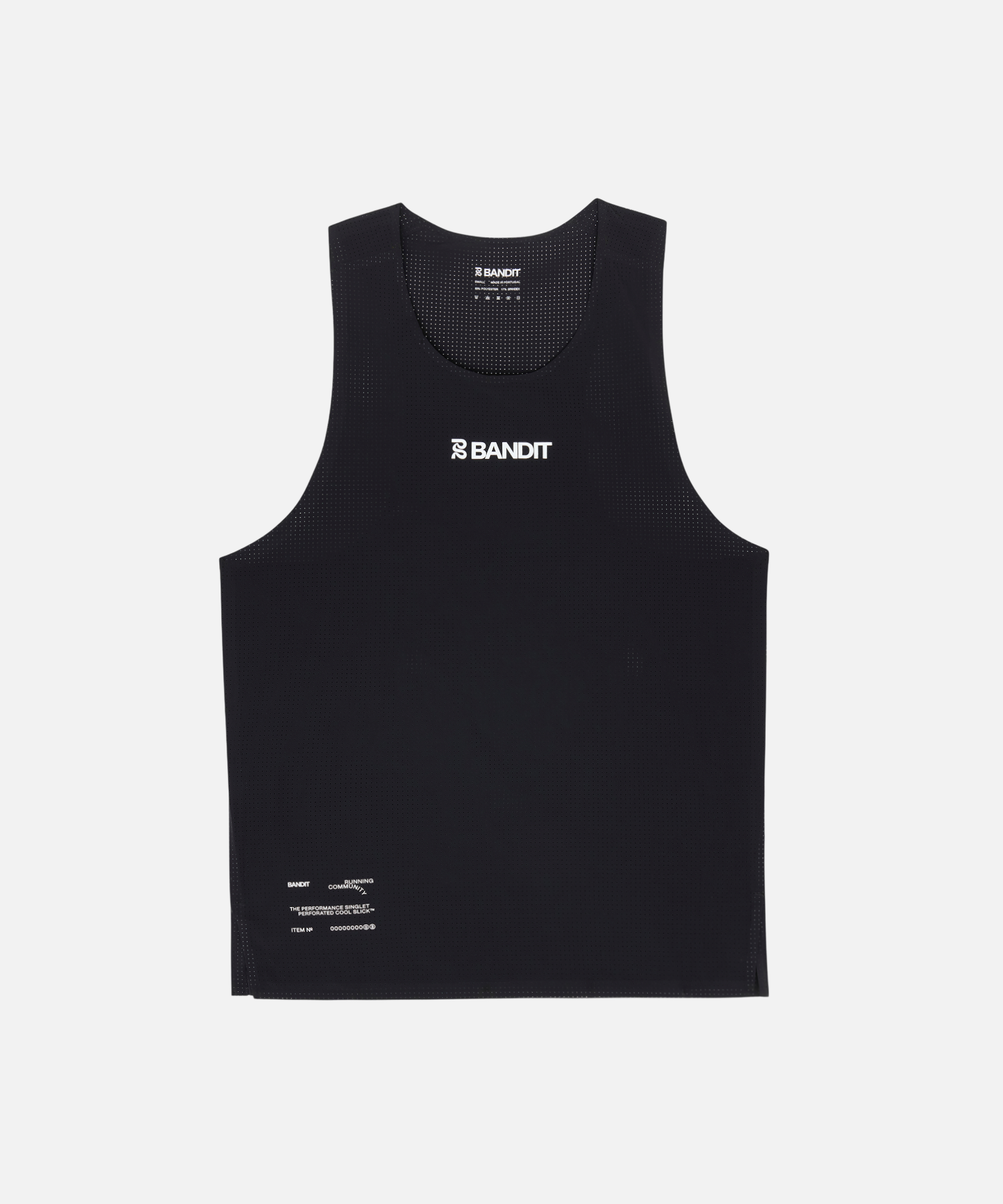 Bandit Vento Performance Singlet Black
