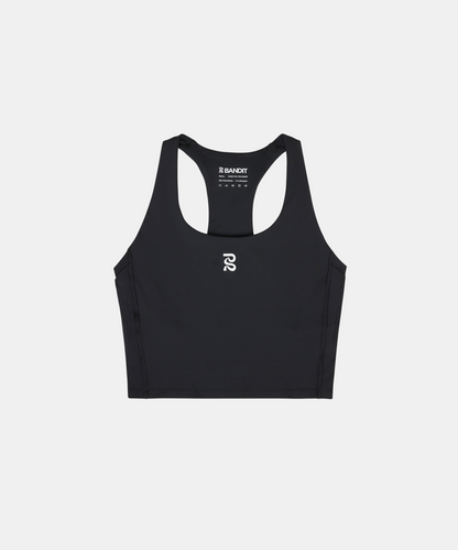 Bandit Stamina Scoop Neck Race Crop Black 1St Gen