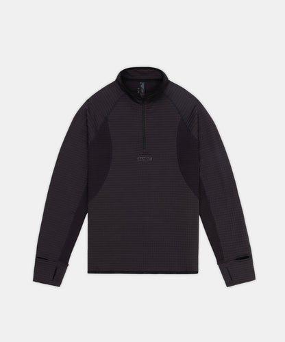 Bandit Mens Caldogrid Cold Weather Quarter Zip Shadow
