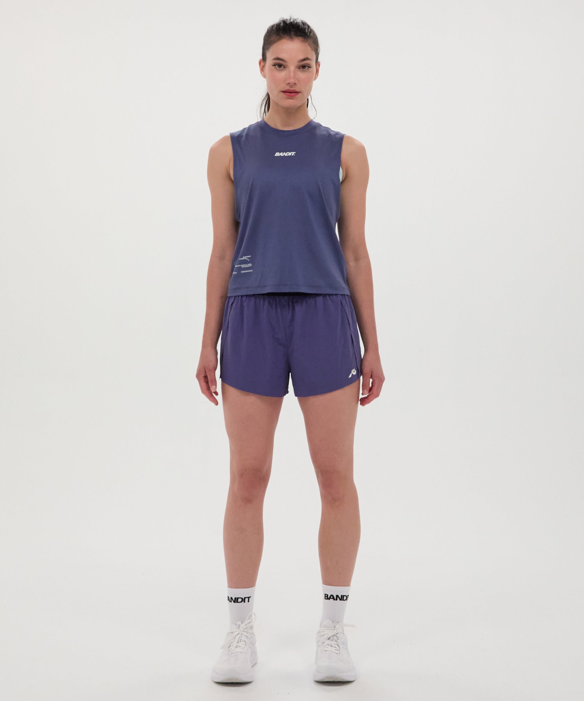 Bandit Womens Vento 3 Split Short Purple Dusk