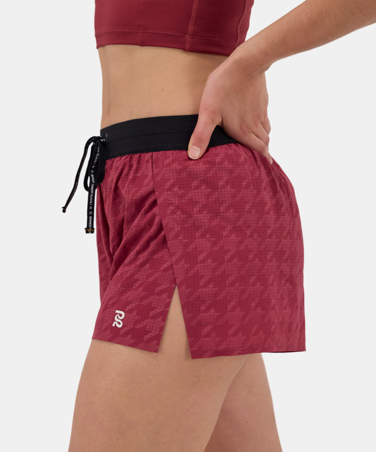 Bandit Womens Vento 3 Split Short Berry