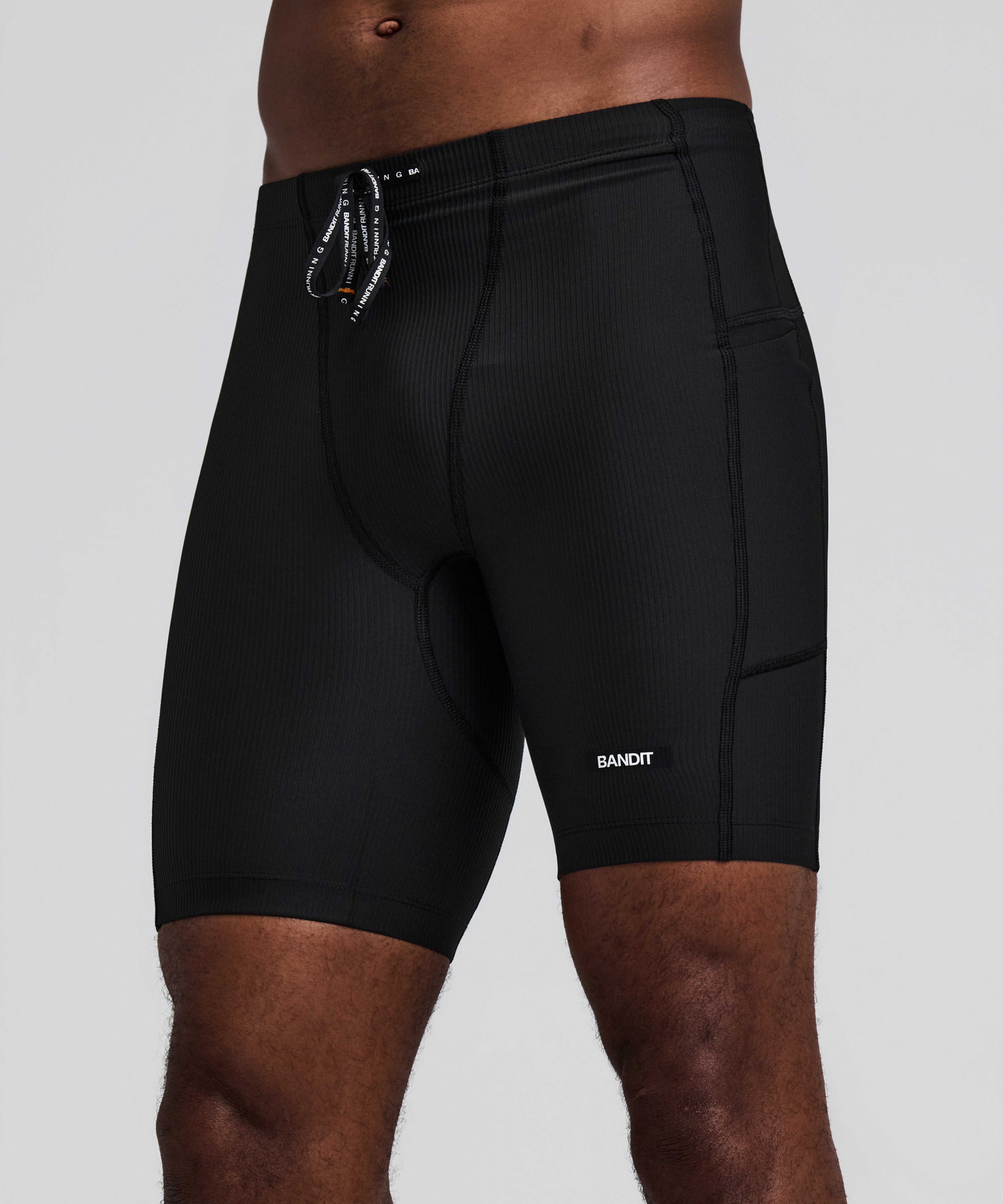 Bandit Cadence 7 Pocket Half Tights Black