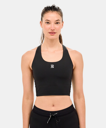Bandit Stamina Scoop Neck Race Crop Black 1St Gen