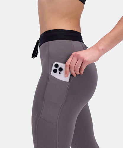 Bandit Womens Brushed Stamina Leggings Haze