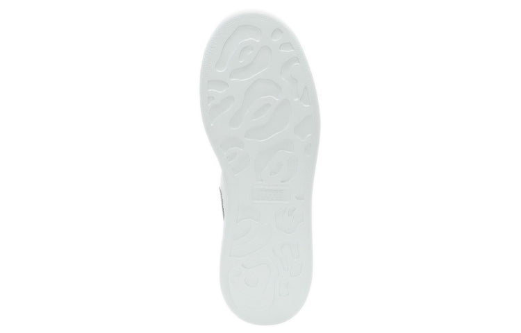 Alexander McQueen Oversized White Silver Croco