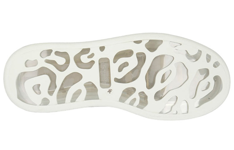 Alexander McQueen Oversized Clear Sole White (Women's)