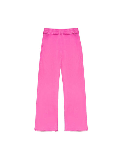 STATIC PINK REVERSE WAISTBAND JOGGERS WOMEN