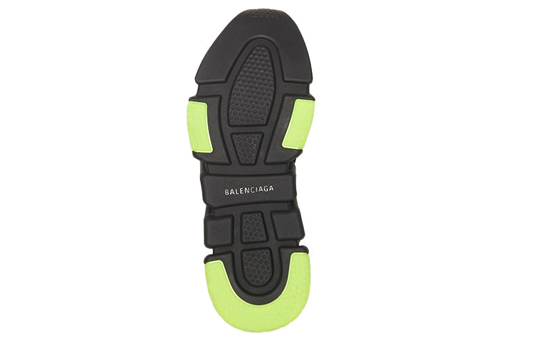 Balenciaga Speed Clear Sole Yellow Fluo
