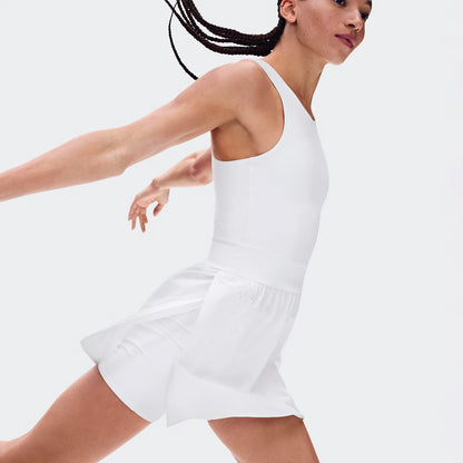 On Court Dress Split Ldn White (Women'S)