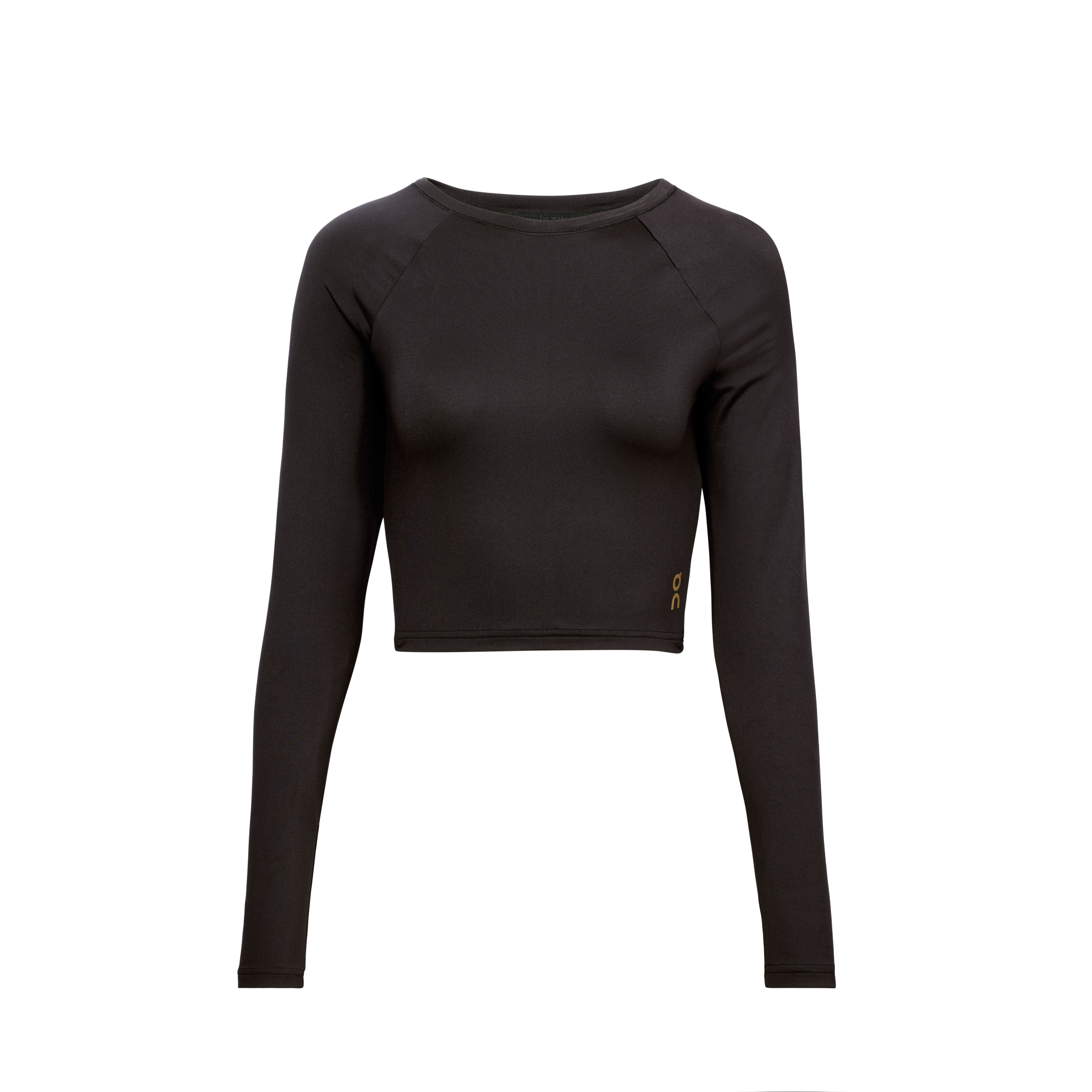 On Studio Long-T Crop Black (Women's)