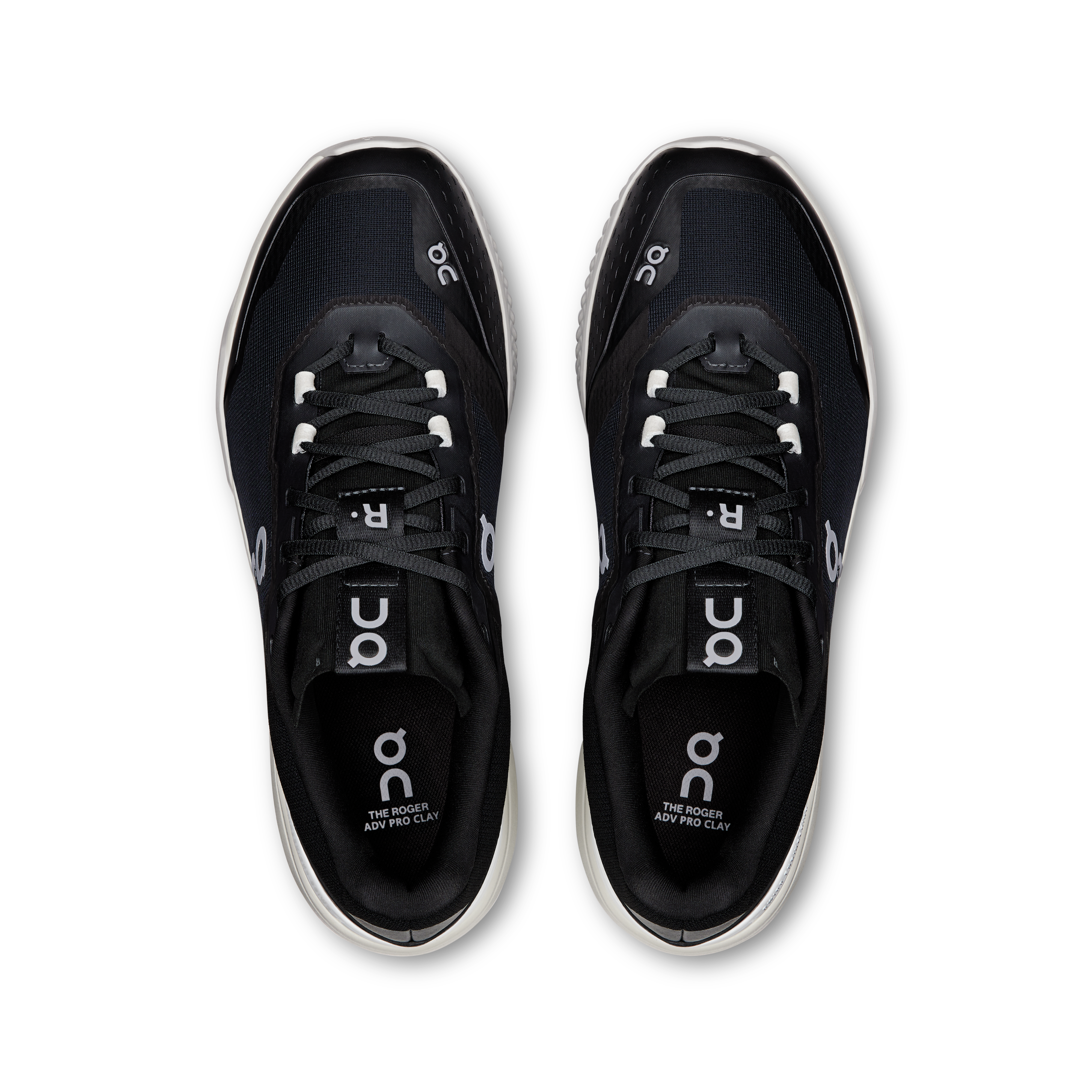 on running the roger advantage pro clay black white