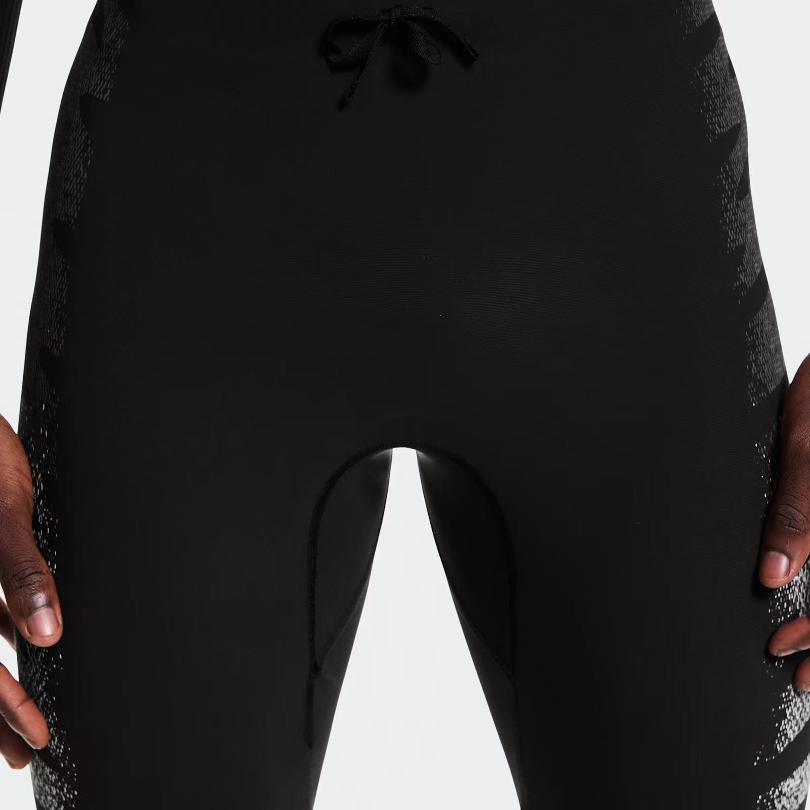 On Zero Half Tights Iron | White