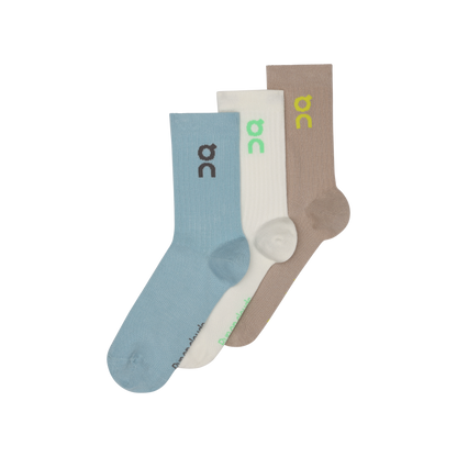 On Logo Sock High 3P Desert | Wash