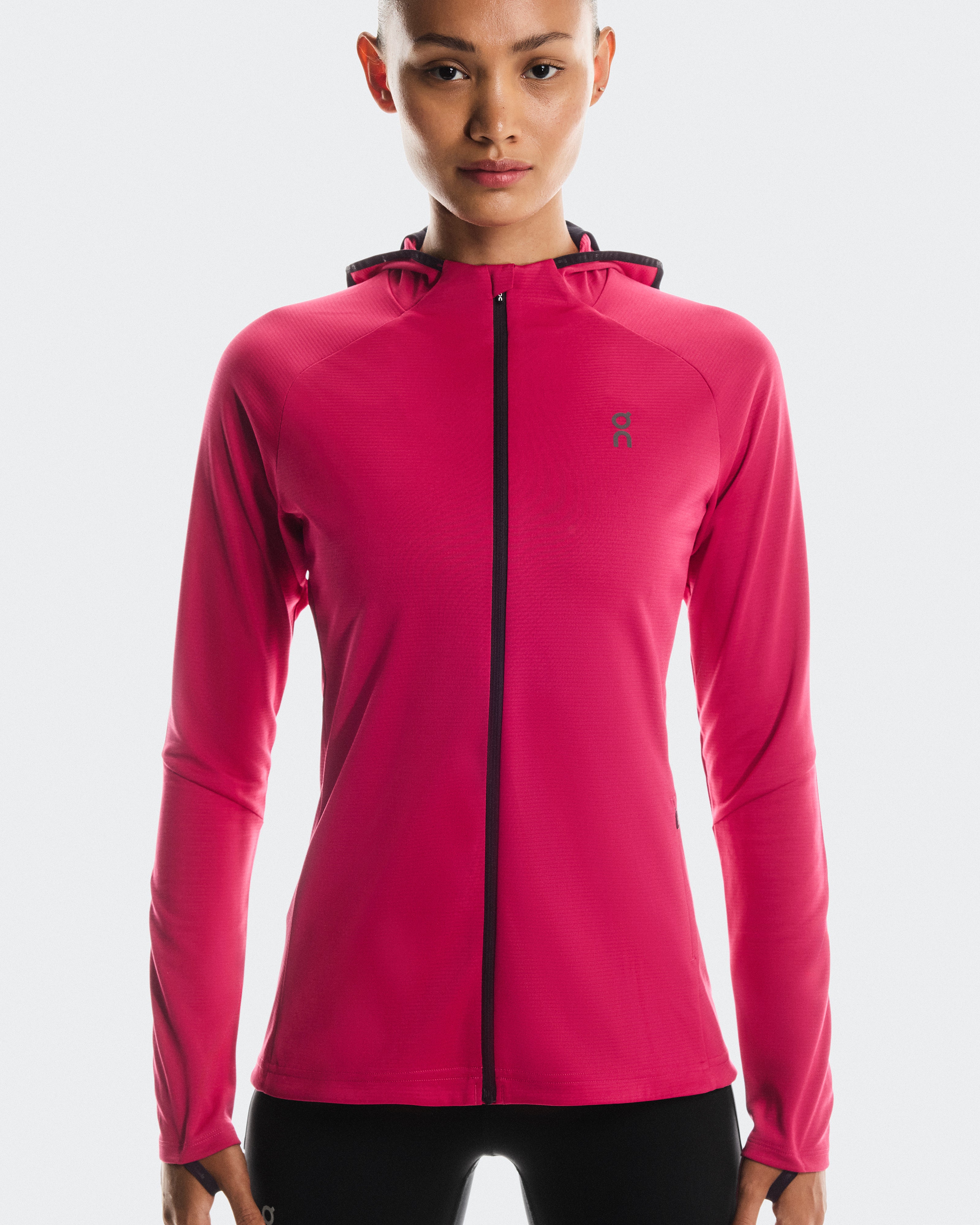 On Climate Zip Hoodie Grenadine (Women'S)