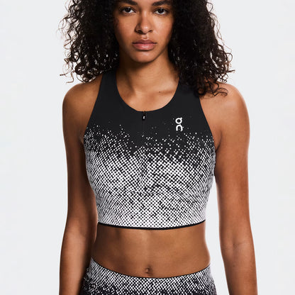 On Zero Crop White | Black (Women'S)