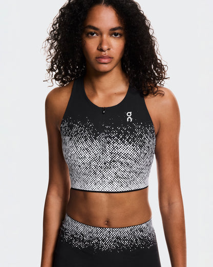On Zero Crop White | Black (Women'S)