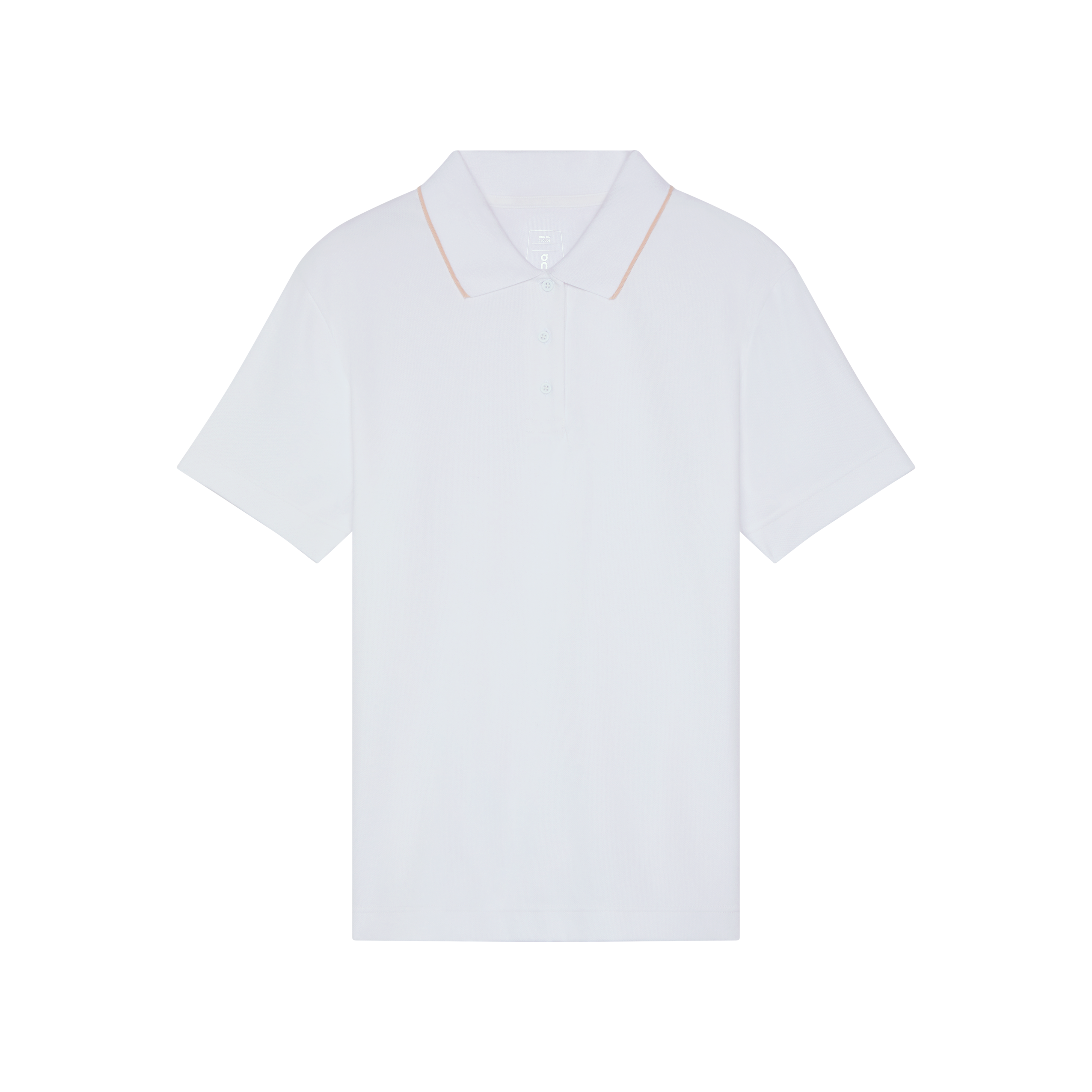 On Courtside Polo White | Sand (Women'S)