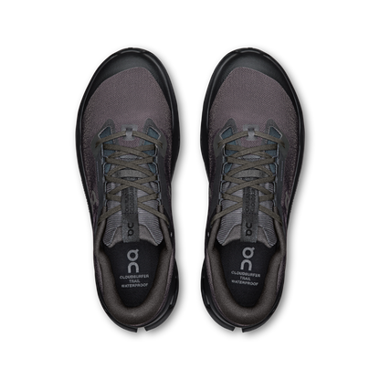 on running cloudsurfer trail 2 waterproof black