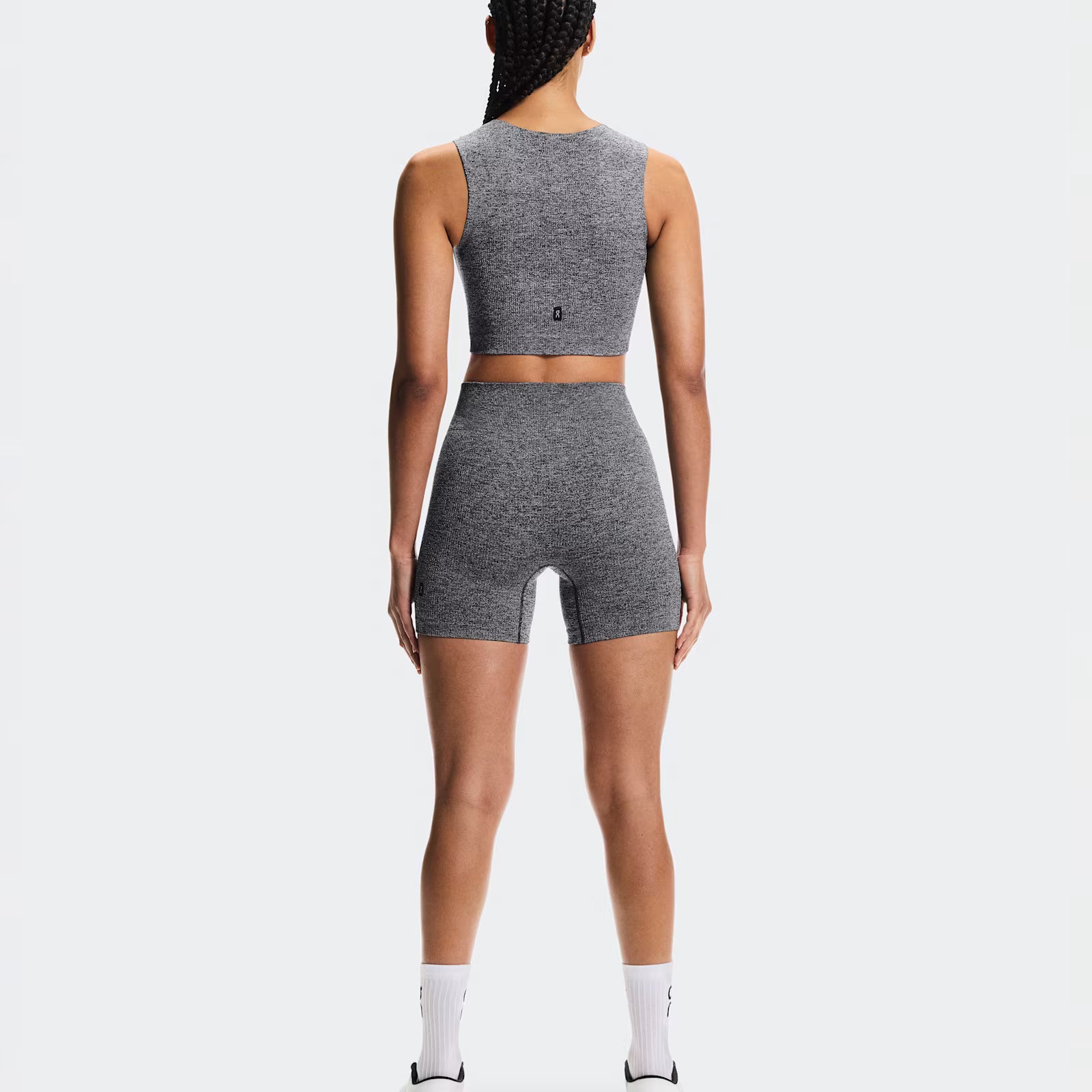 On Studio Knit Crop Graphite Heather (Women'S)