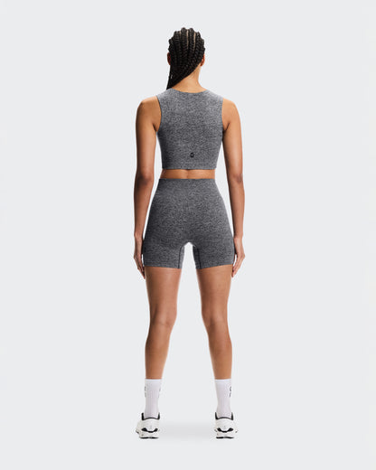 On Studio Knit Crop Graphite Heather (Women'S)