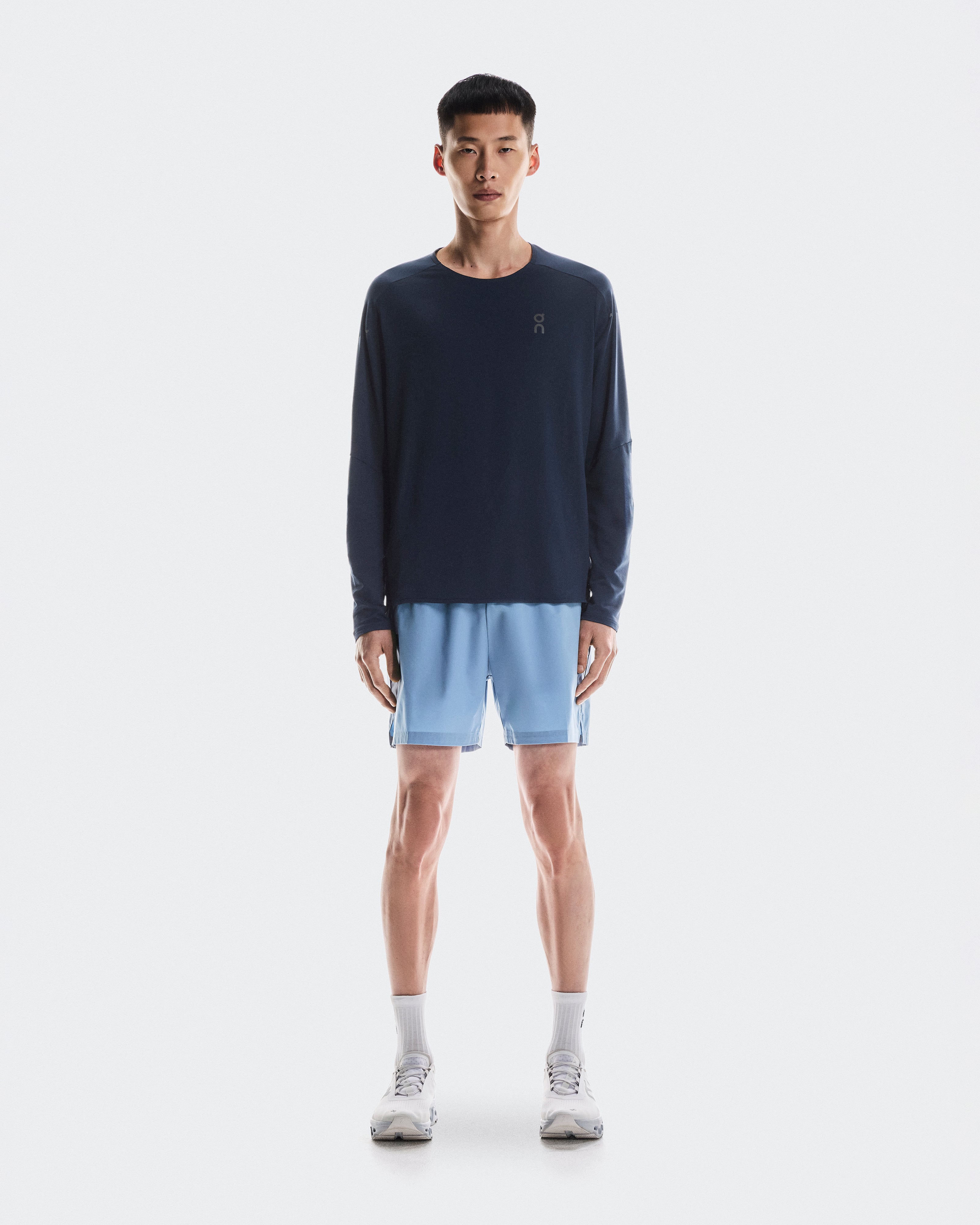 On Performance Long-T Navy | Black